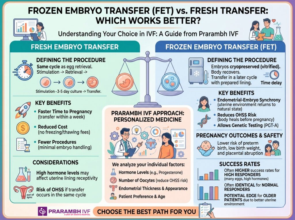 Frozen Embryo Transfer (FET) vs. Fresh Transfer: Which Works Better?