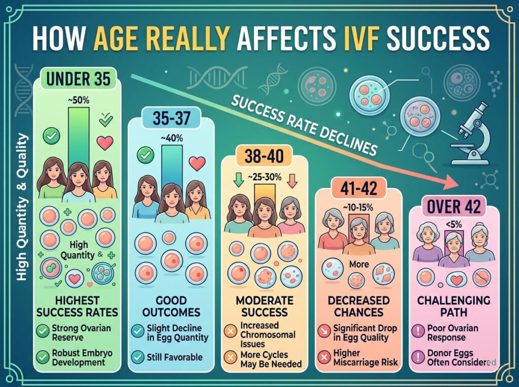How Age Really Affects IVF Success: Real Data Explained
