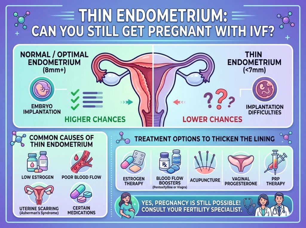 Thin Endometrium: Can You Still Get Pregnant with IVF?