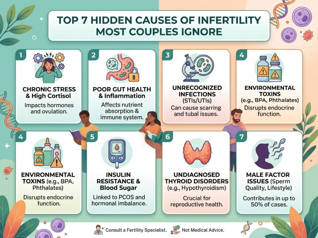 Top 7 Hidden Causes of Infertility Most Couples Ignore
