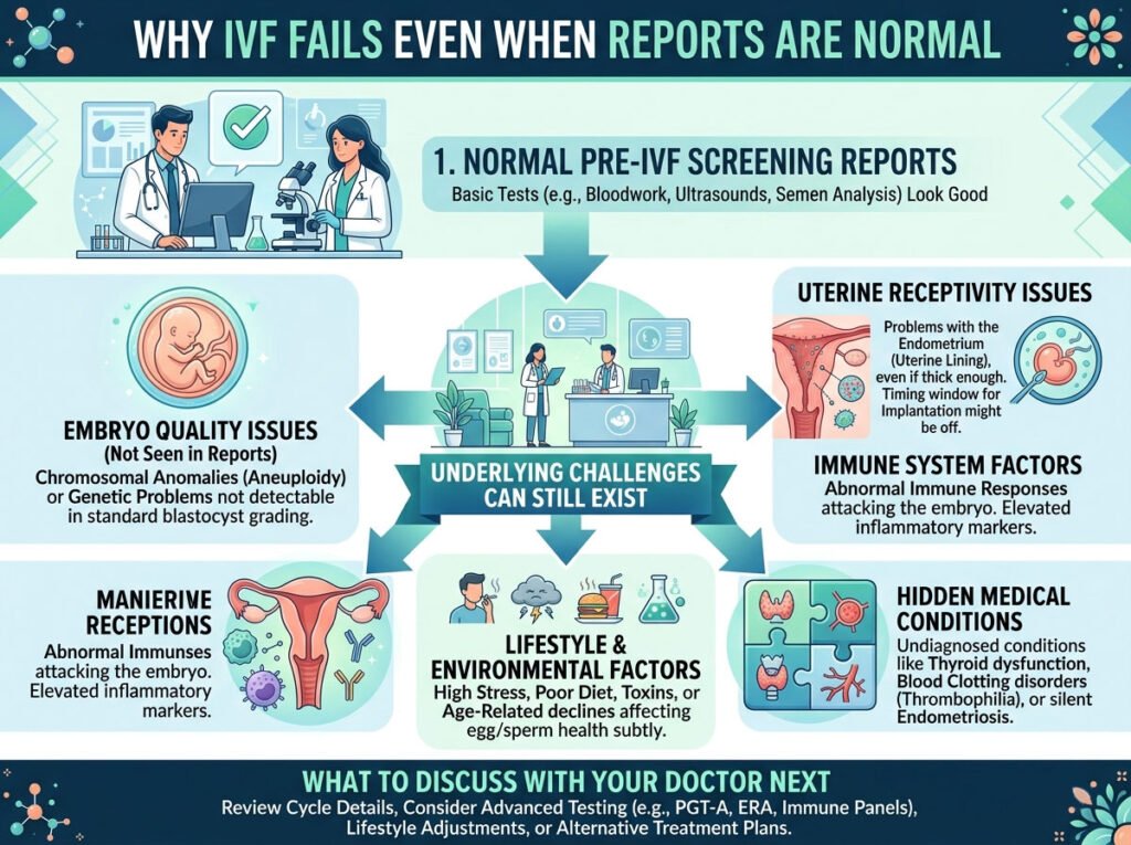 Why IVF Fails Even When Reports Are Normal