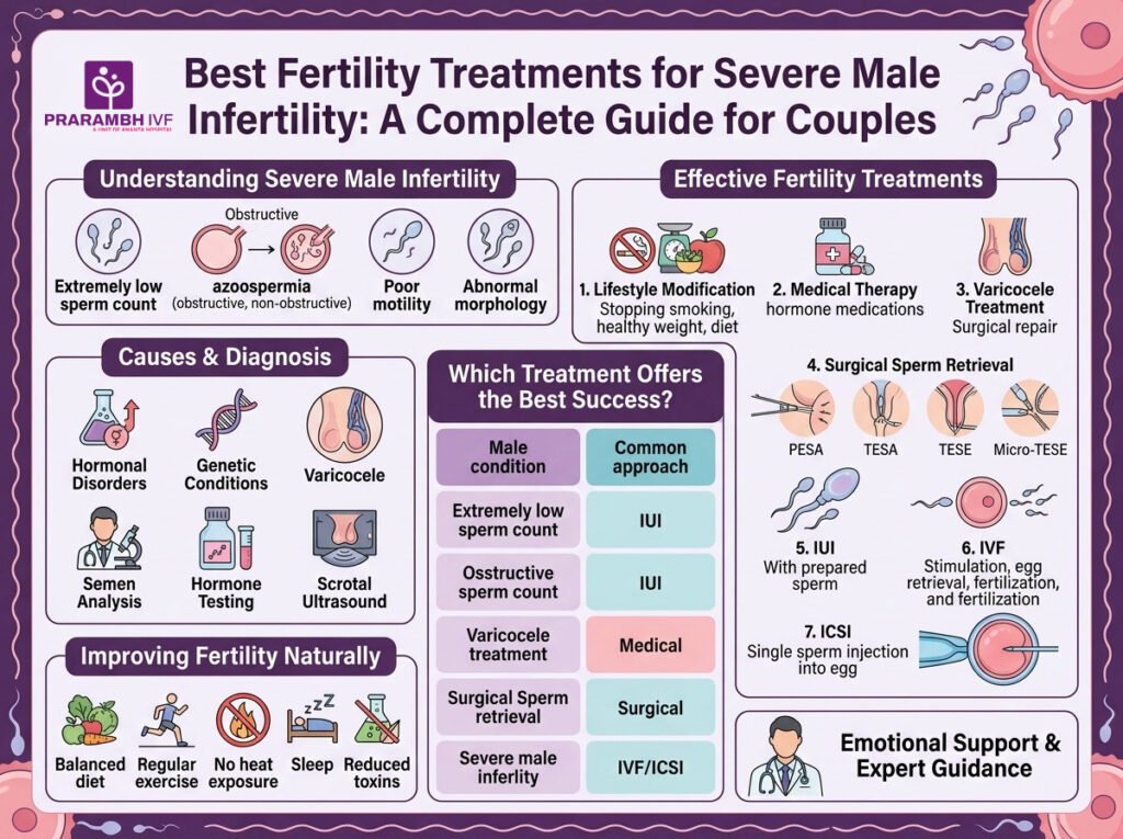 Best Fertility Treatments for Severe Male Infertility