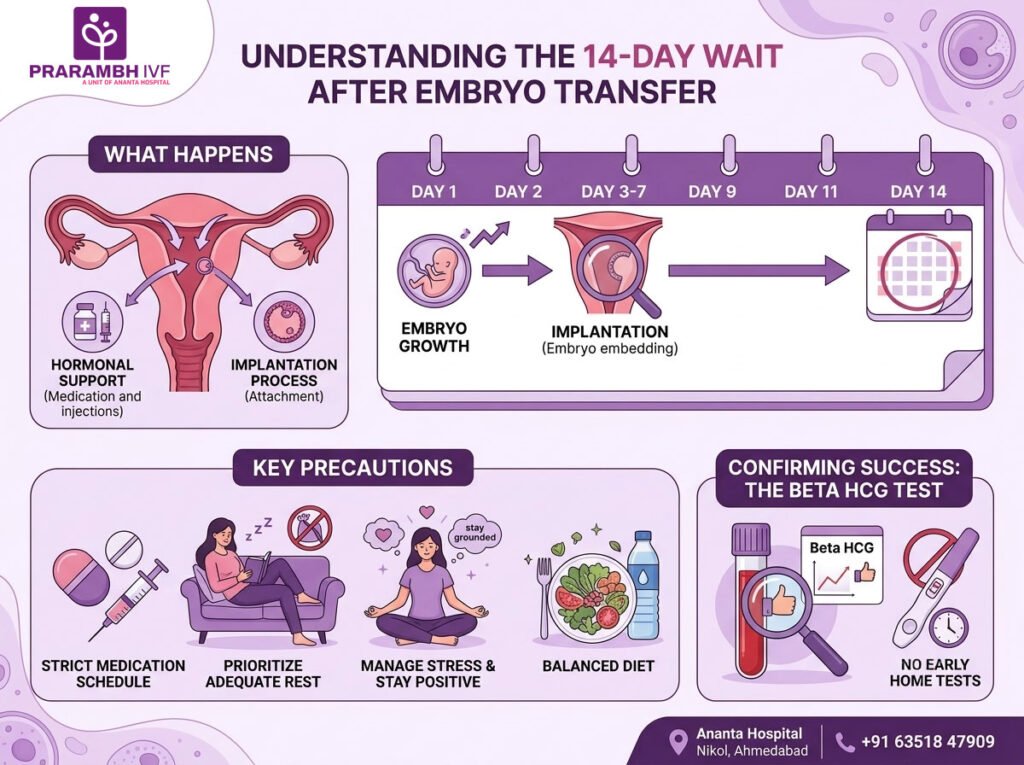 Understanding the 14-Day Wait After Embryo Transfer