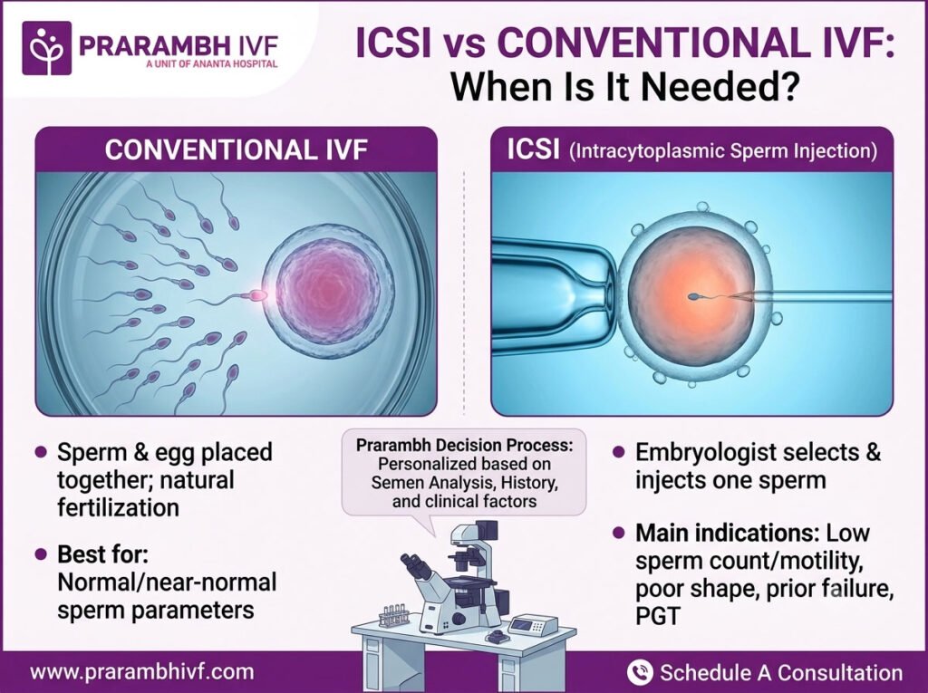 ICSI vs Conventional IVF: When Is ICSI Actually Needed?