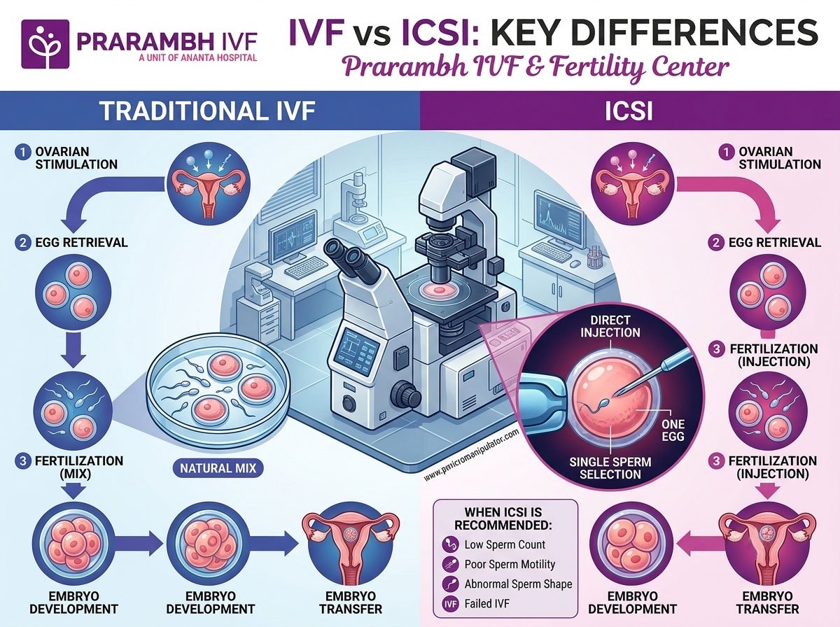 ICSI vs IVF: Understanding the Difference