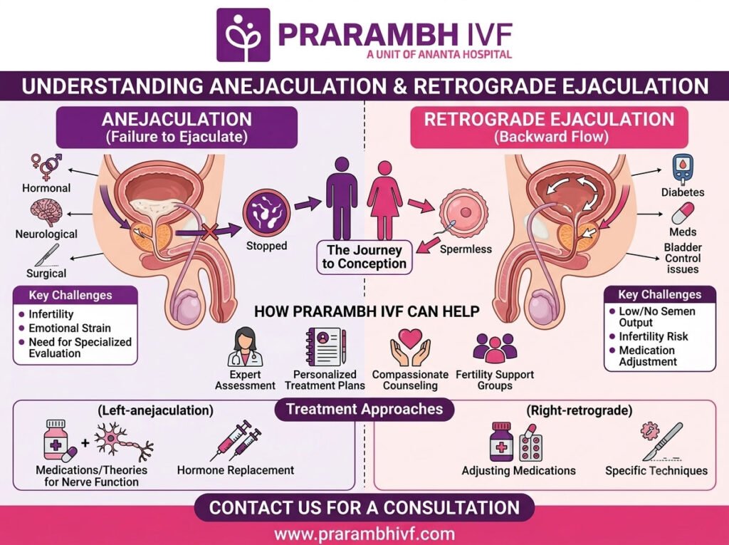 Anejaculation and Retrograde Ejaculation Explained