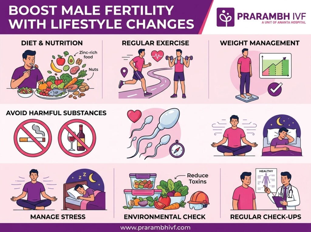 How Lifestyle Changes Can Improve Male Fertility