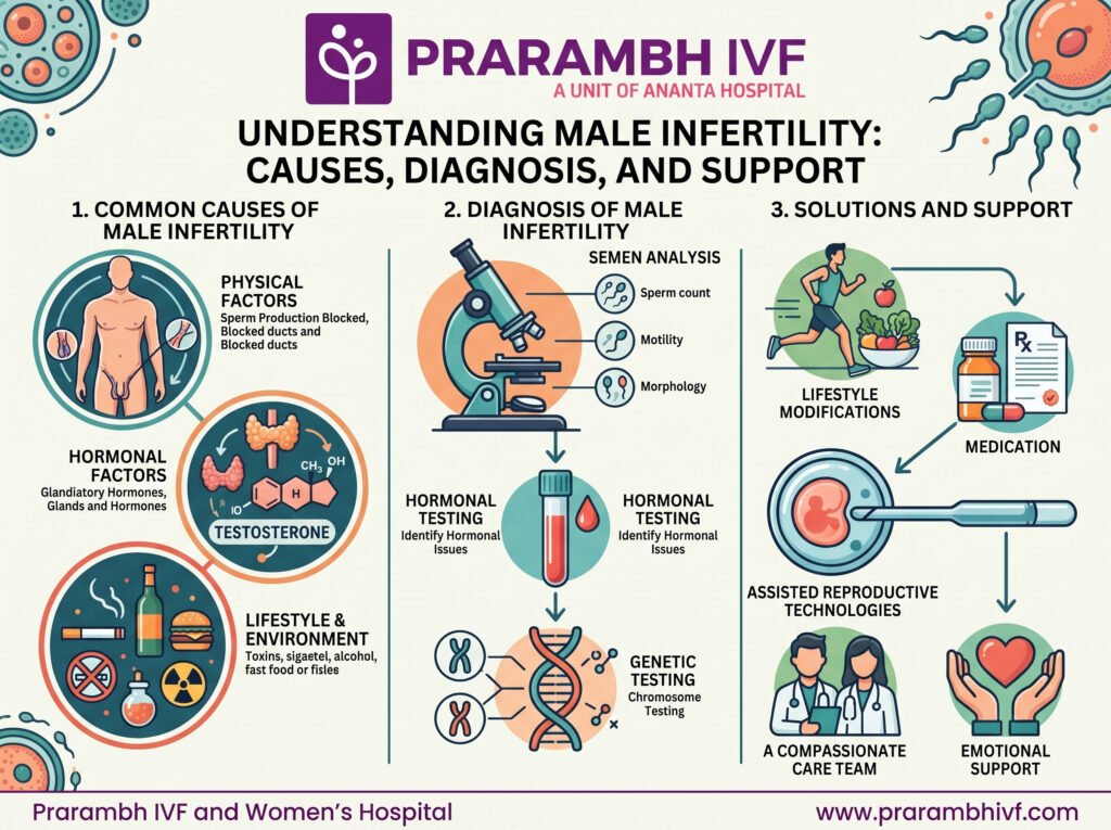 Understanding Male Infertility: Causes, Diagnosis, and Support