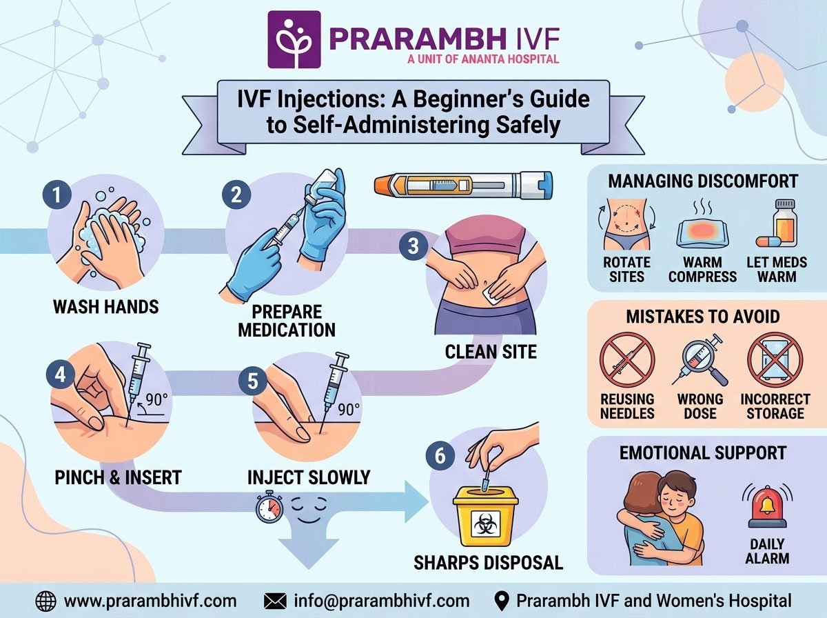 IVF Injections: A Beginner’s Guide to Self-Administering Safely