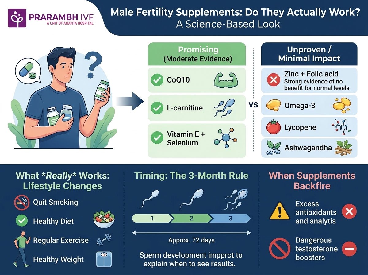Male Fertility Supplements: Do They Actually Work? A Science-Based Look