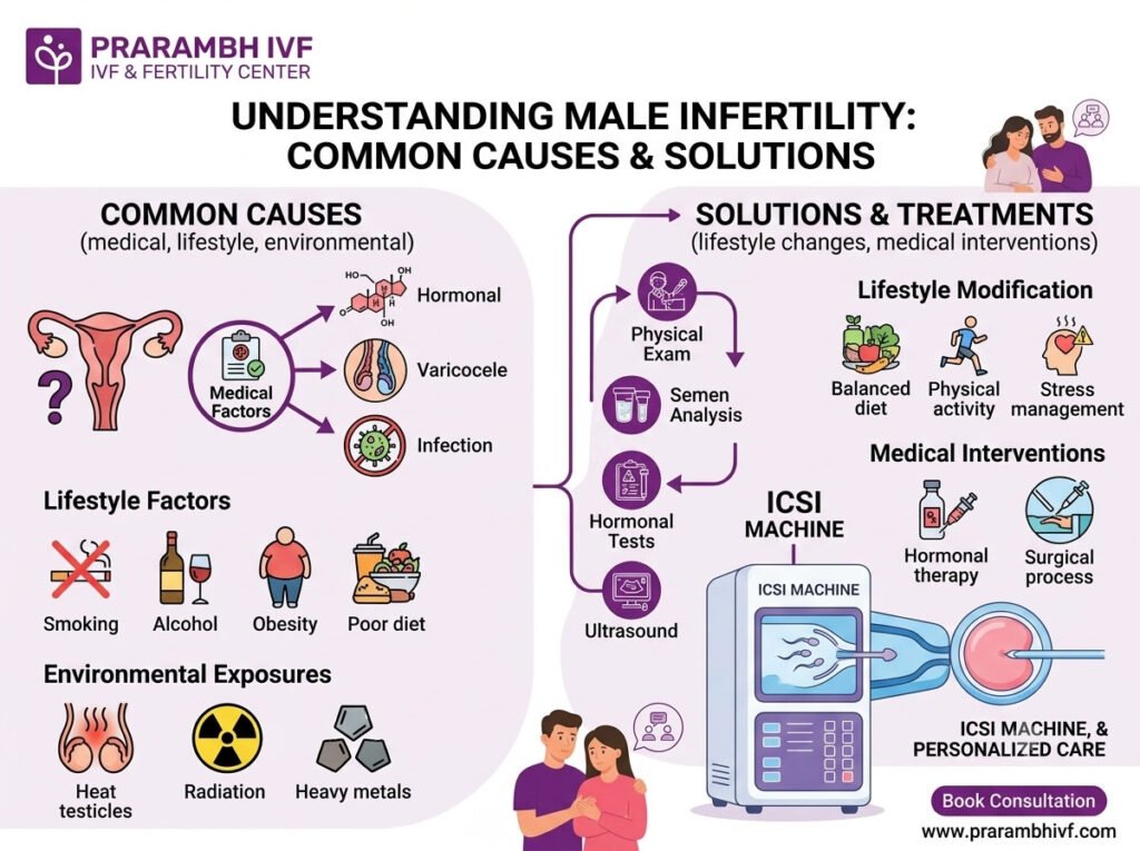 Understanding Male Infertility: Common Causes and Solutions