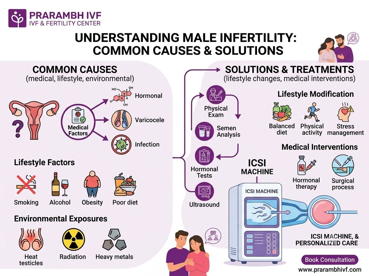 Understanding Male Infertility: Common Causes and Solutions